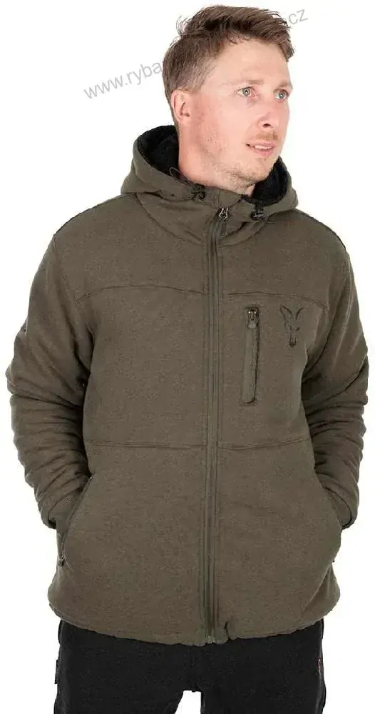 Fox Bunda Collection Sherpa Jacket Green Black - M