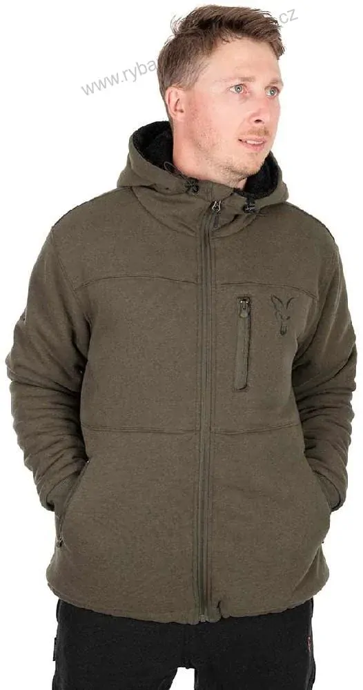 Fox Bunda Collection Sherpa Jacket Green Black - XXL