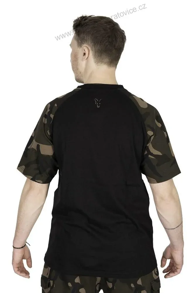 Fox Tričko Black Camo Outline T-Shirt - L