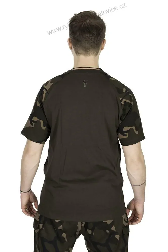 Fox Tričko Khaki Camo Outline T-Shirt - XL