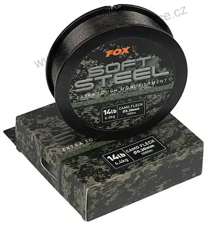 Fox Vlasec Soft Steel Fleck Camo Mono 1000m 0,35mm/8,20kg