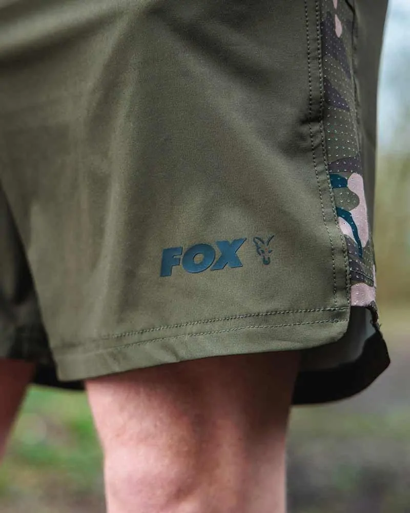 Fox Koupací Kraťasy Khaki Camo LW Swim Shorts - XXL
