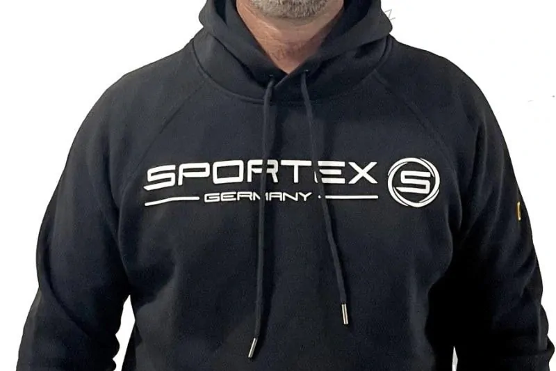 Sportex rybářská mikina s kapucí černá - XL
