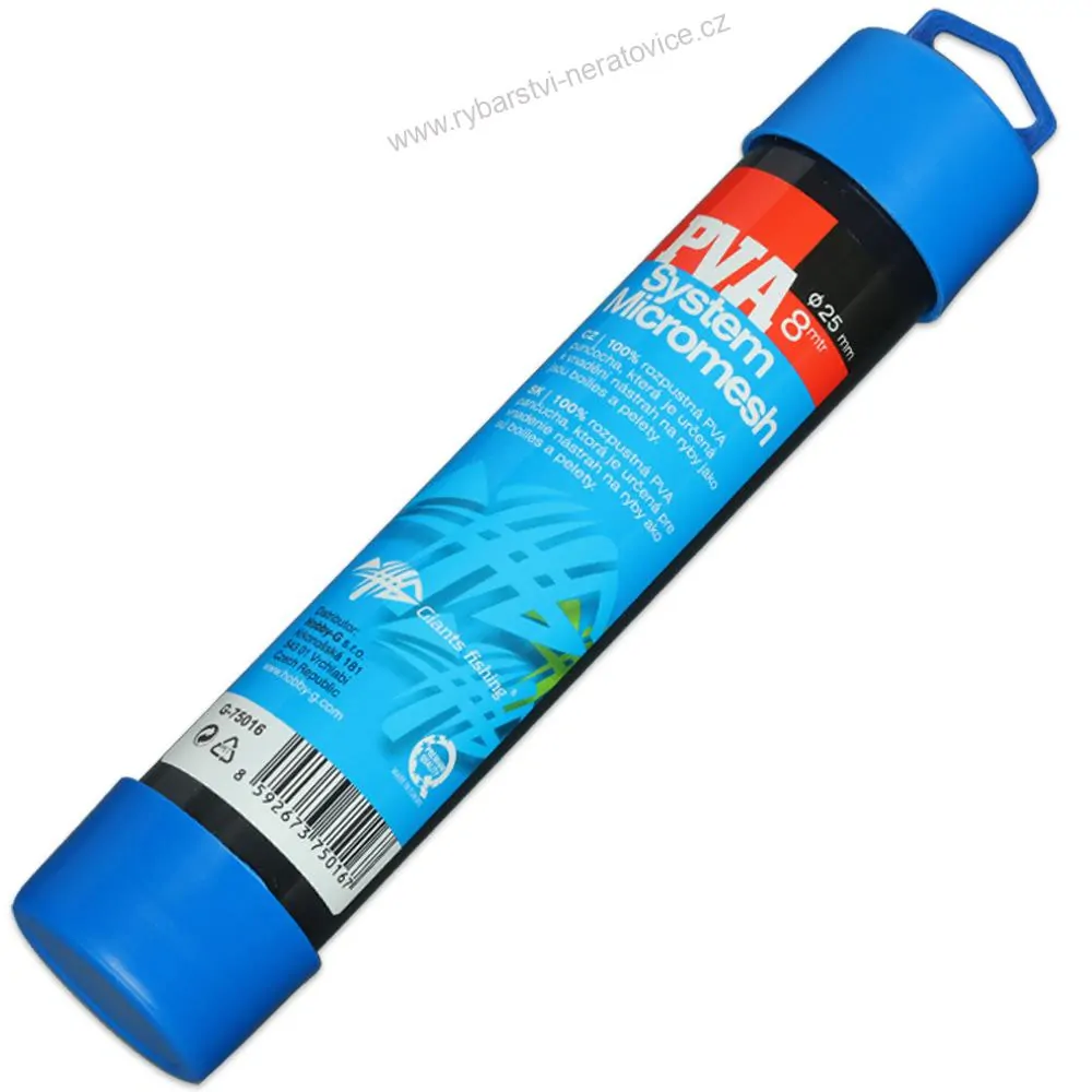 GIANTS FISHING PVA PUNČOCHA + PĚCHOVAČ SYSTEM MICROMESH 25MM/8M