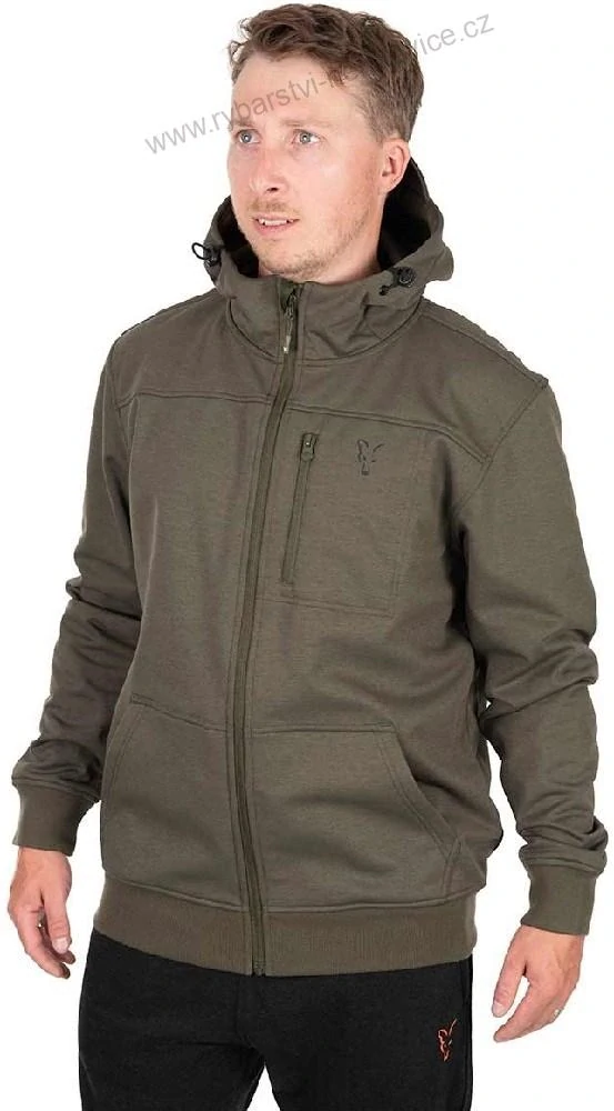 Fox Bunda Collection Soft Shell Jacket Green Black - XXL
