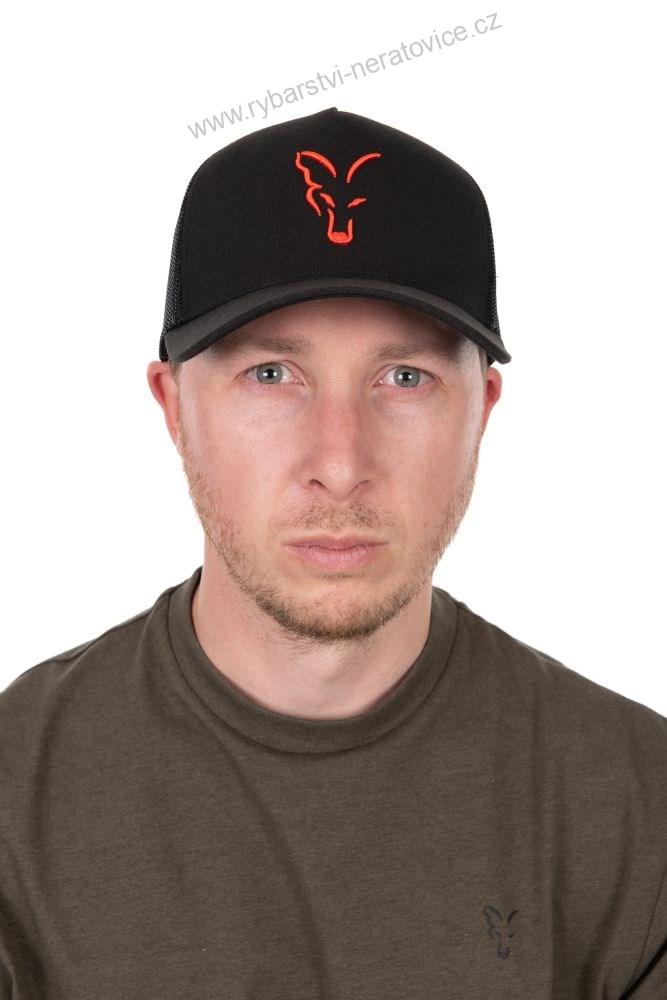 Fox Kšiltovka Collection Trucker Cap Black Orange