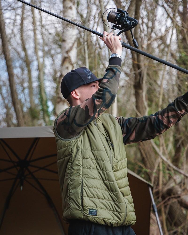 Fox Vesta Olive Quilted 100 Gilet - XL