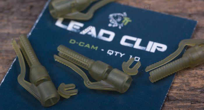 Nash Závěs na olovo Lead Clip Diffusion Camo 10ks
