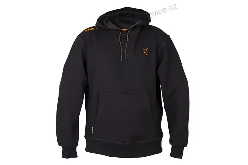 Fox Mikina Collection Orange Black Hoodie - XXXL