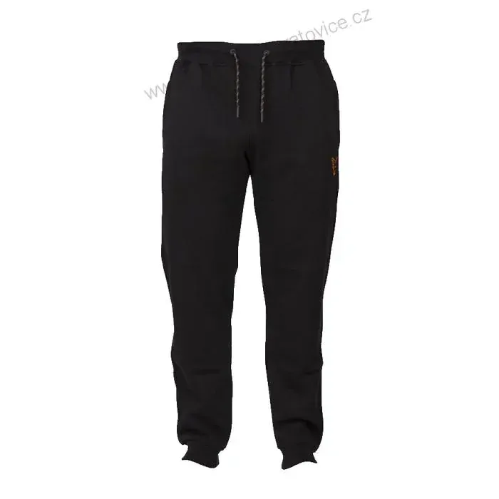 Fox Tepláky Collection Black Orange Joggers - M
