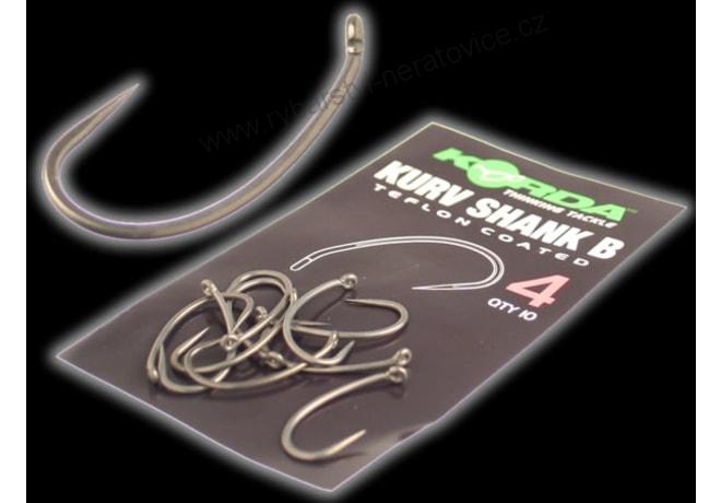 Korda Háčky Kurv Shank B - Bez Protihrotu 10 ks - vel. 4