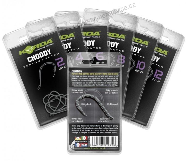 Korda Háčky Choddy 10ks - vel. 6