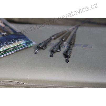 Korda Hotové montáže Leadcore leader Hybrid Lead Clip QC Swivel gravel 3ks