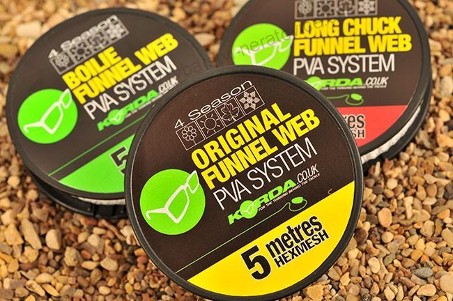 KORDA NÁHRADNÍ PVA PUNČOCHA ORIGINAL FUNNEL WEB PVA SYSTEM MICROMESH 5M - 40mm