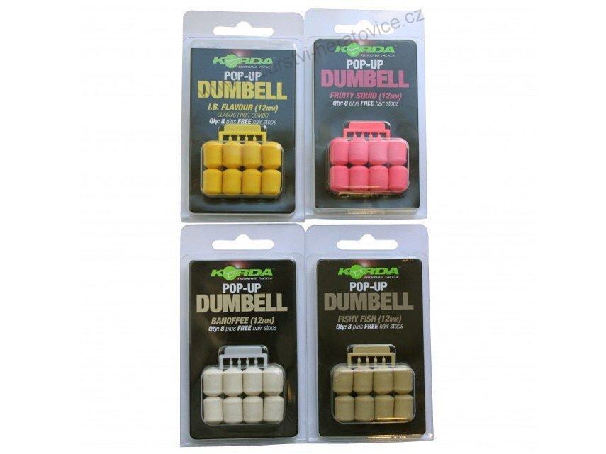 Korda Dumbell Pop-Up Fishy Fish Hnědá Ryba - 12mm - 8ks