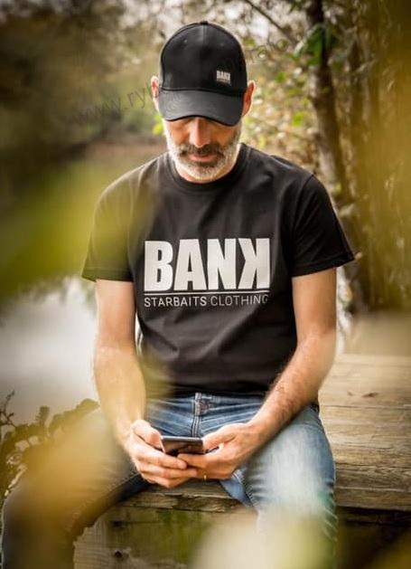 Starbaits Tričko Bank Black - S