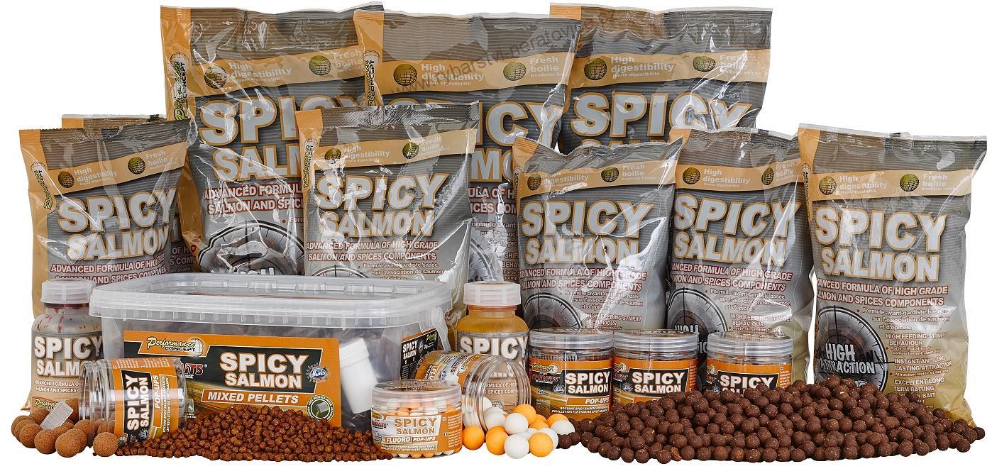 STARBAITS HARD BOILIE SPICY SALMON 24mm 200gr