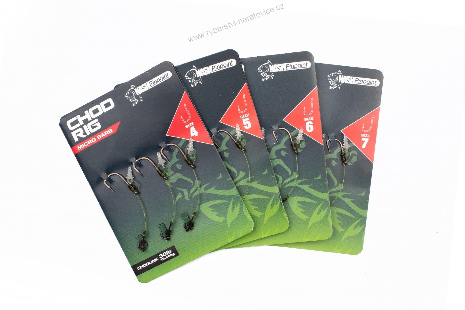 Nash hotový návazec Chod Rig Size 4 micro hrot