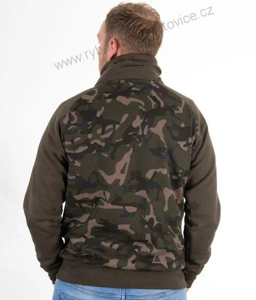 Fox Mikina Khaki Camo High Neck - M