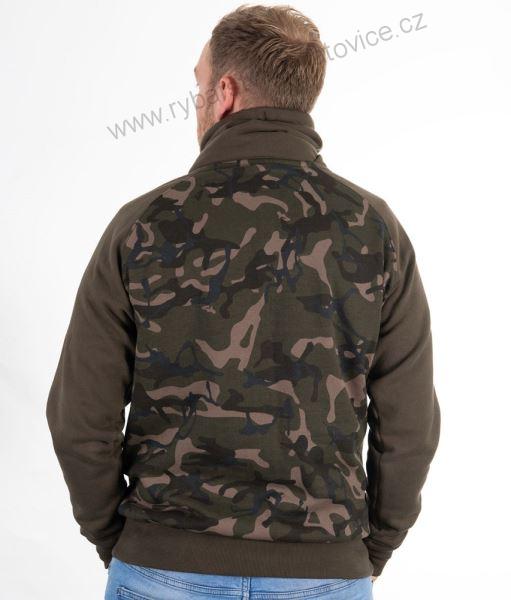 Fox Mikina Khaki Camo High Neck - XXXL