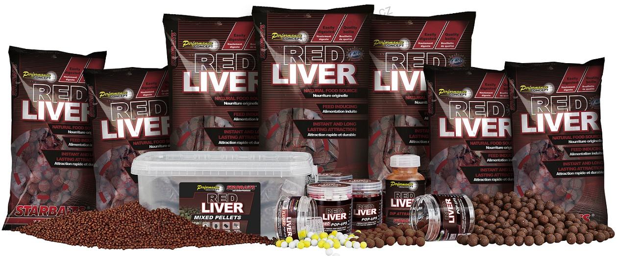 Starbaits Red Liver Pelety Mixed 2kg
