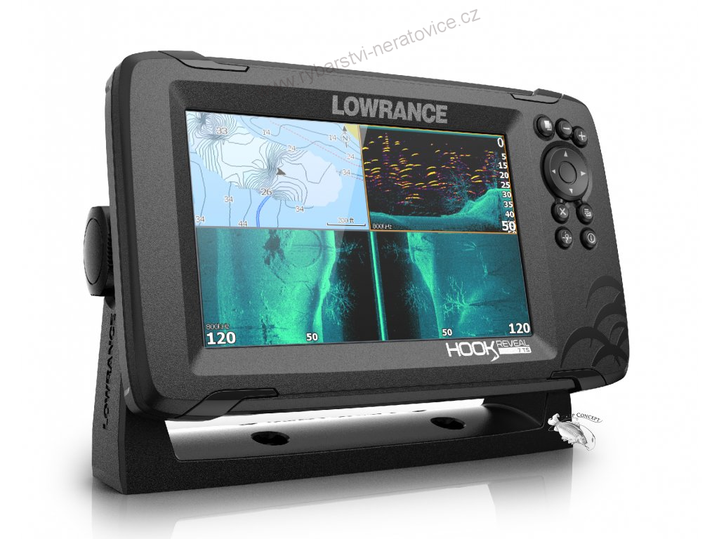 Sonar Lowrance HOOK REVEAL 7 SE SONDOU TRIPLESHOT