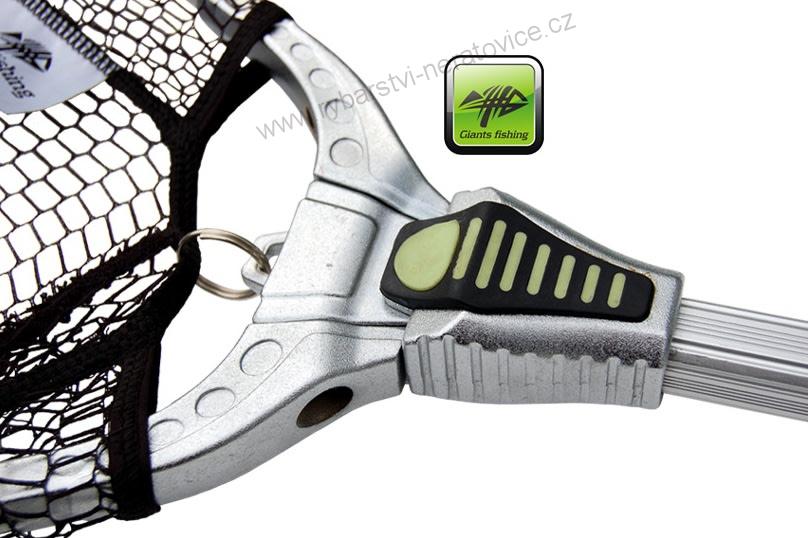 GIANTS FISHING PODBĚRÁK STRONG ALU LANDING NET 2,2M, 70X70CM