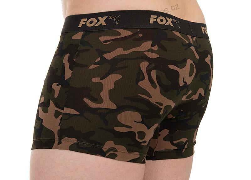 Boxerky Fox Camo Boxers Velikost M - 3ks