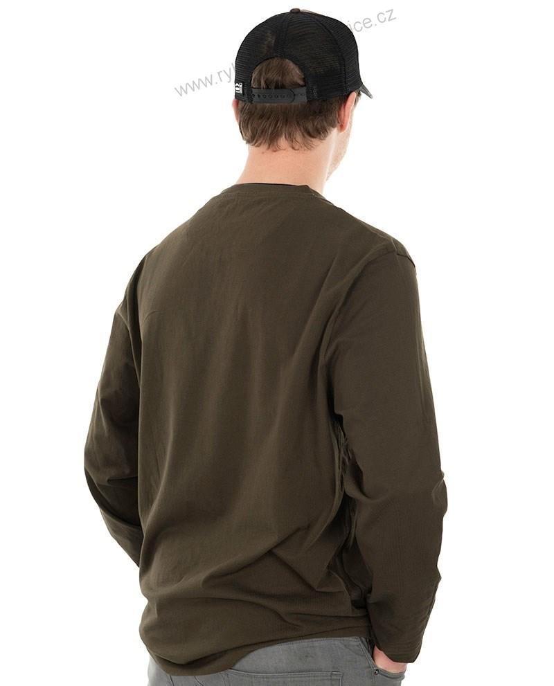 Fox Triko Long Sleeve Khaki Camo T Shirt - XL