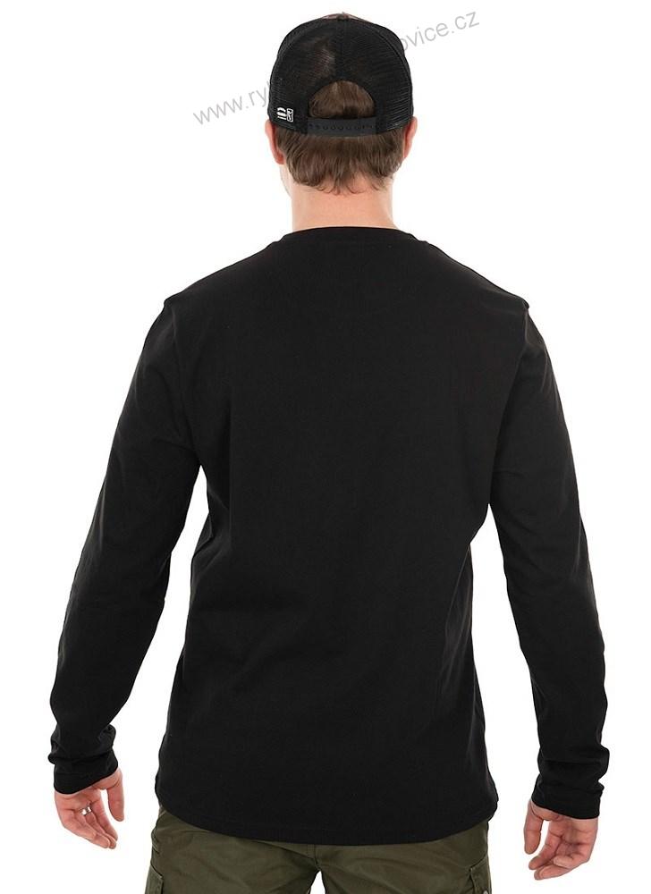 Fox Triko Long Sleeve Black Camo T Shirt - M