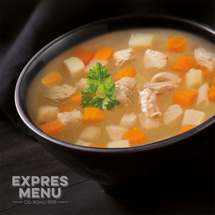Expres Menu Kuřecí vývar se zeleninou 600g 2porce