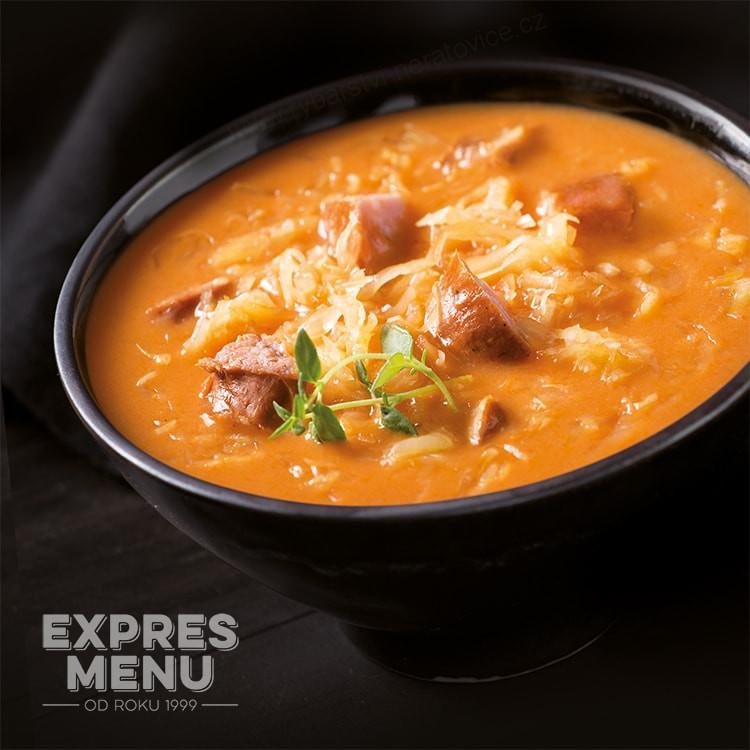 Expres Menu Zelná polévka s klobásou 600g 2porce