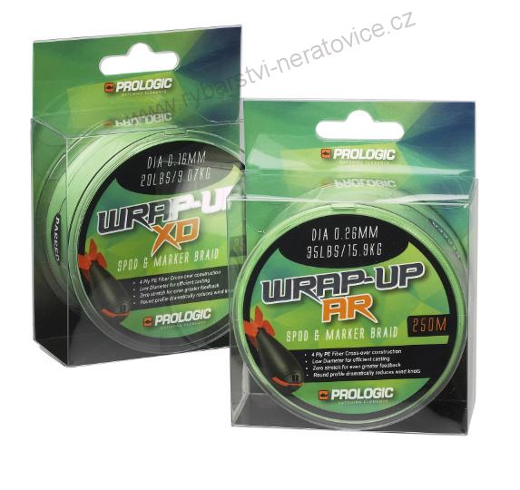 Prologic Pletená Šňůra Wrap Up Spod & Marker Braids 250m 0,16mm/9,07kg