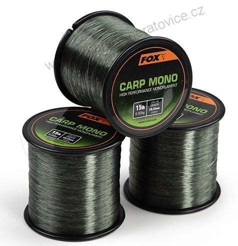 Fox Vlasec Carp Mono Zelená - 1000 m 0,33 mm 15 lb