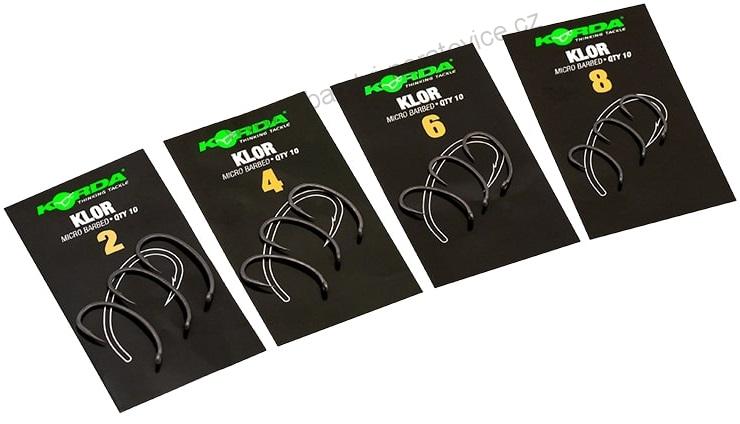 Korda Háčky Klor 10 ks - Velikost 2
