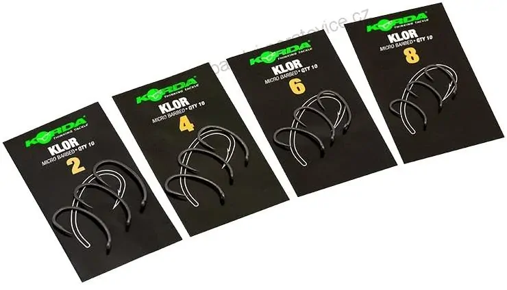 Korda Háčky Klor 10 ks - Velikost 6