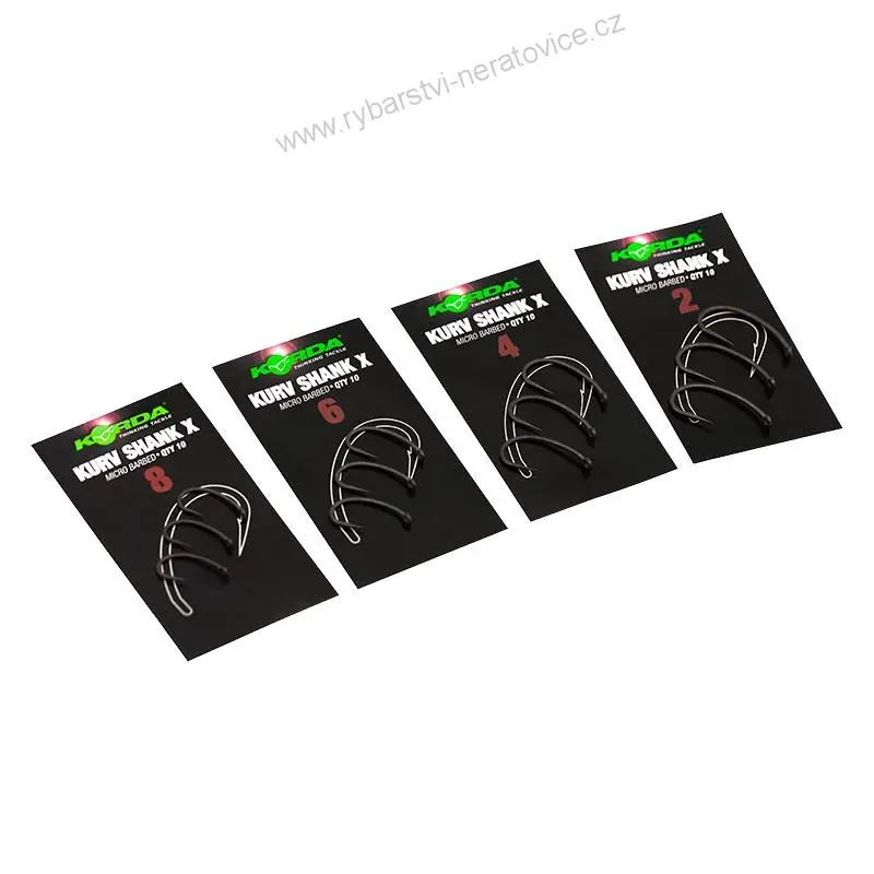 Korda Háčky Kurv Shank X - Velikost 2