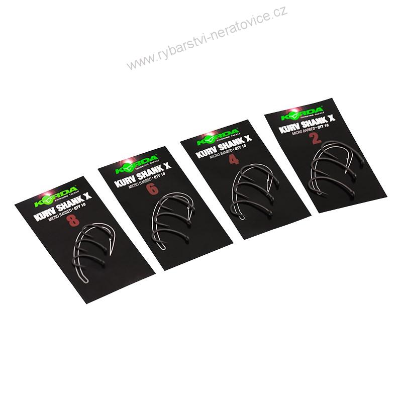 Korda Háčky Kurv Shank X - Velikost 6