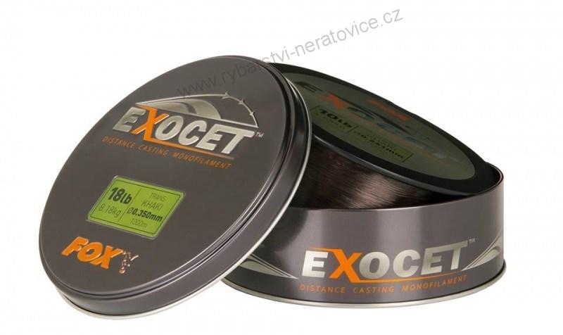 Fox Vlasec Exocet Mono Trans Khaki 1000 m-Průměr 0,261 mm / Nosnost 4,55 kg