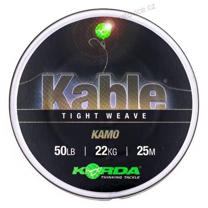 Korda Olověná Šňůra Kable Tight Weave 7 m - Kamo