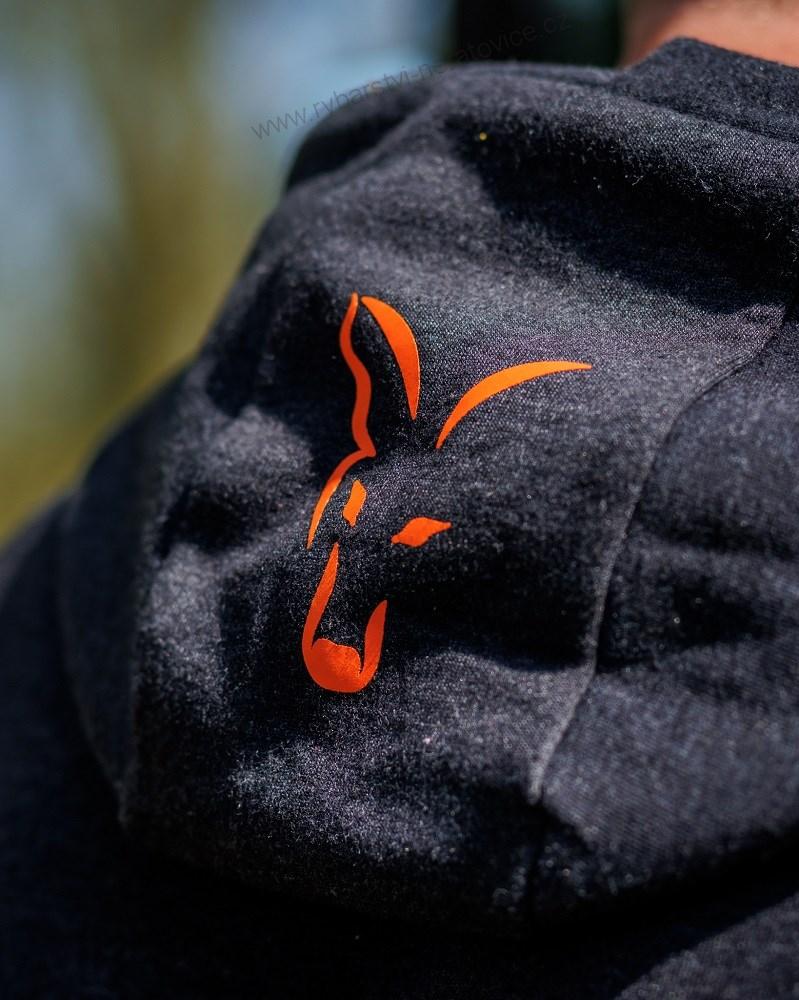 Fox Mikina Collection Lightweight Hoodie Orange Black - XXL
