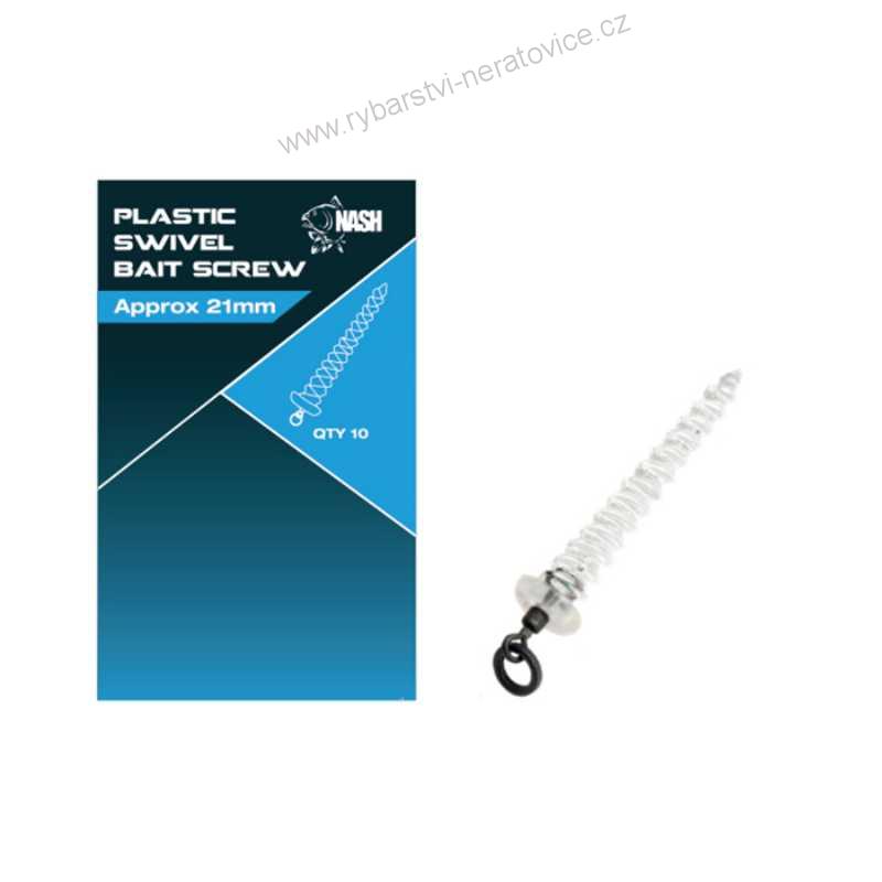 Nash Držák Nástrahy Plastic Swivel Bait Screw 21 mm