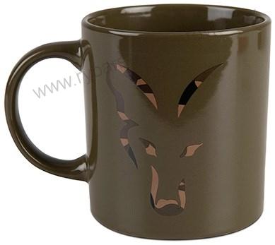 Fox Hrnek Green And Camo Head Ceramic Mug