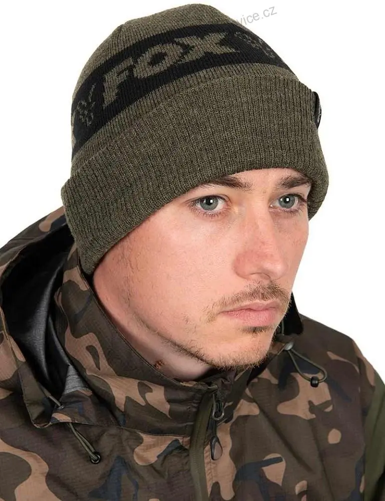 Fox Čepice Collection Beanie Hat Green Black