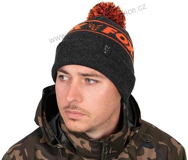 Fox Čepice Collection Bobble Black Orange