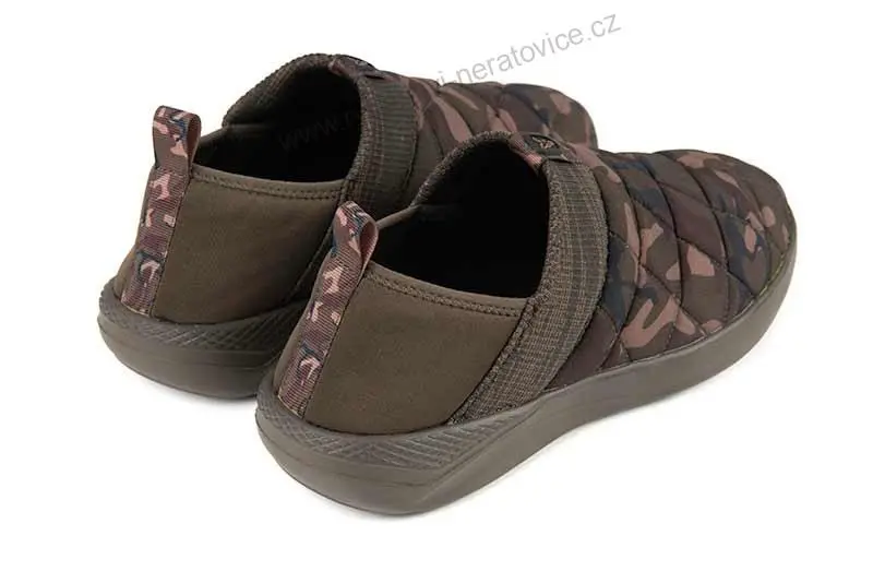 Fox Pantofle Camo/Khaki Bivvy Slipper - 11/45