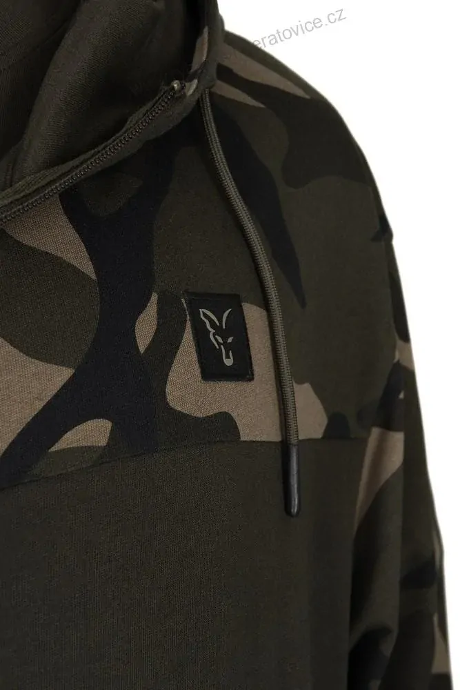 Fox Mikina LW Khaki Camo Split Zip Hoody - XL