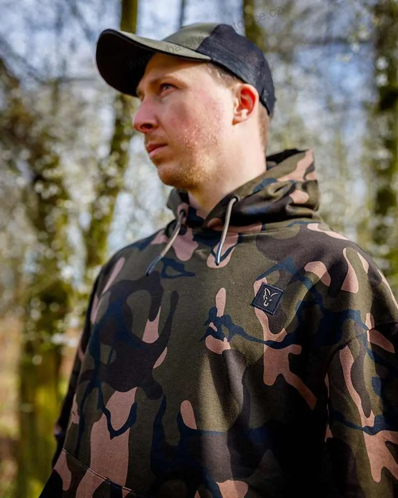 Fox Mikina LW Camo Pullover Hoody - XL
