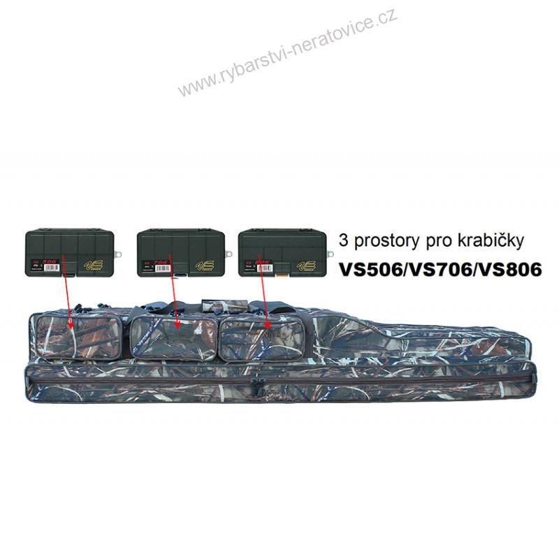 SURETTI - OBAL NA PRUT TŘÍKOMOROVÝ 165CM CAMO