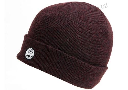 Fox Zimní čepice CHUNK Burgundy/Black Marl Beanie
